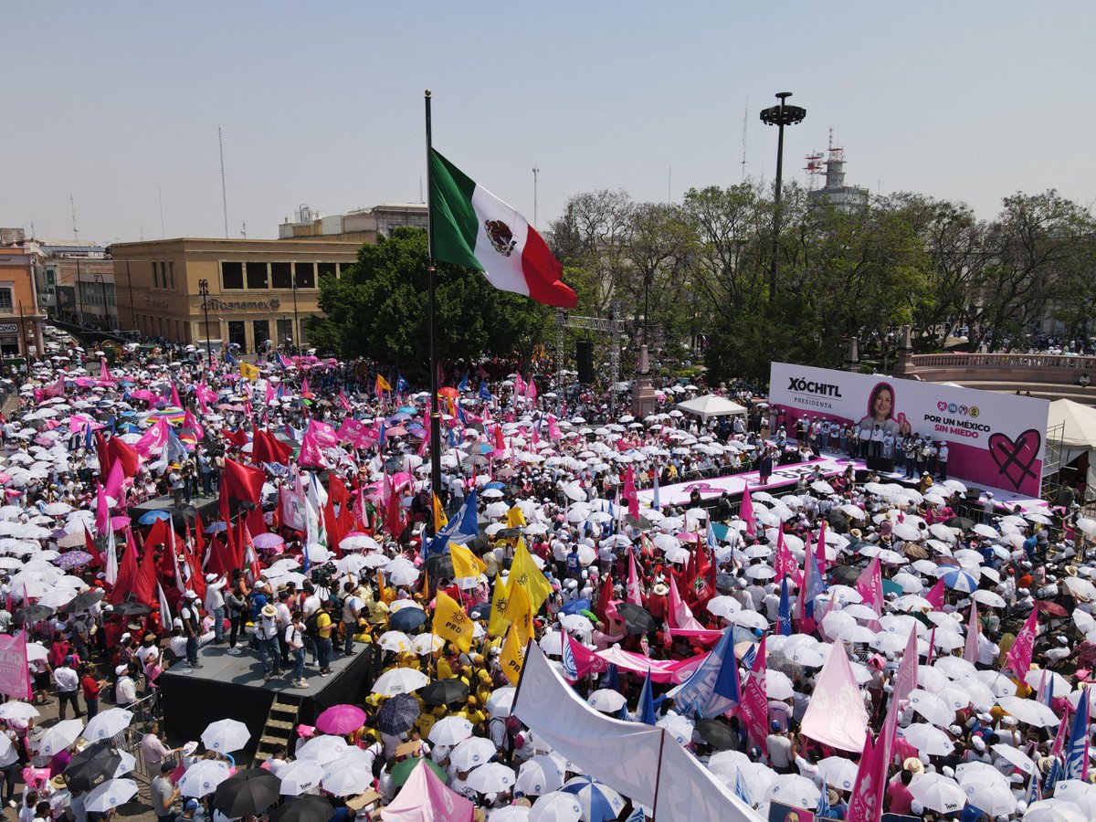 Somos un xingo y el 2 de junio seremos más.

¡Gracias por su cariño, Aguascalientes! 🫶🏼