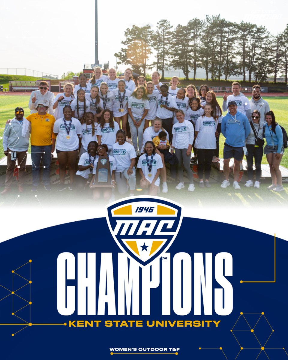 MACtion (@macsports) on Twitter photo With a total score of 137.5 points, Kent State is the 2024 MAC Womenās Outdoor Track and Field Champions! š
<a href="/KentStTrackXC/">Kent State T&F/XC</a> | #MACtion With a total score of 137.5 points, Kent State is the 2024 MAC Womenās Outdoor Track and Field Champions! š
<a href="/KentStTrackXC/">Kent State T&F/XC</a> | #MACtion