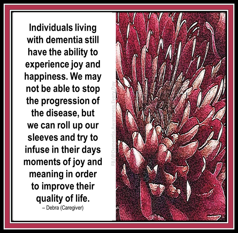 #Kindness cannot stop #dementia but, it can infuse every day with #happiness. #Alzheimers #quote