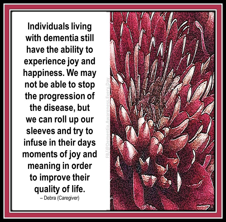 #Kindness cannot stop #dementia but, it can infuse every day with #happiness.

#Alzheimers #quote