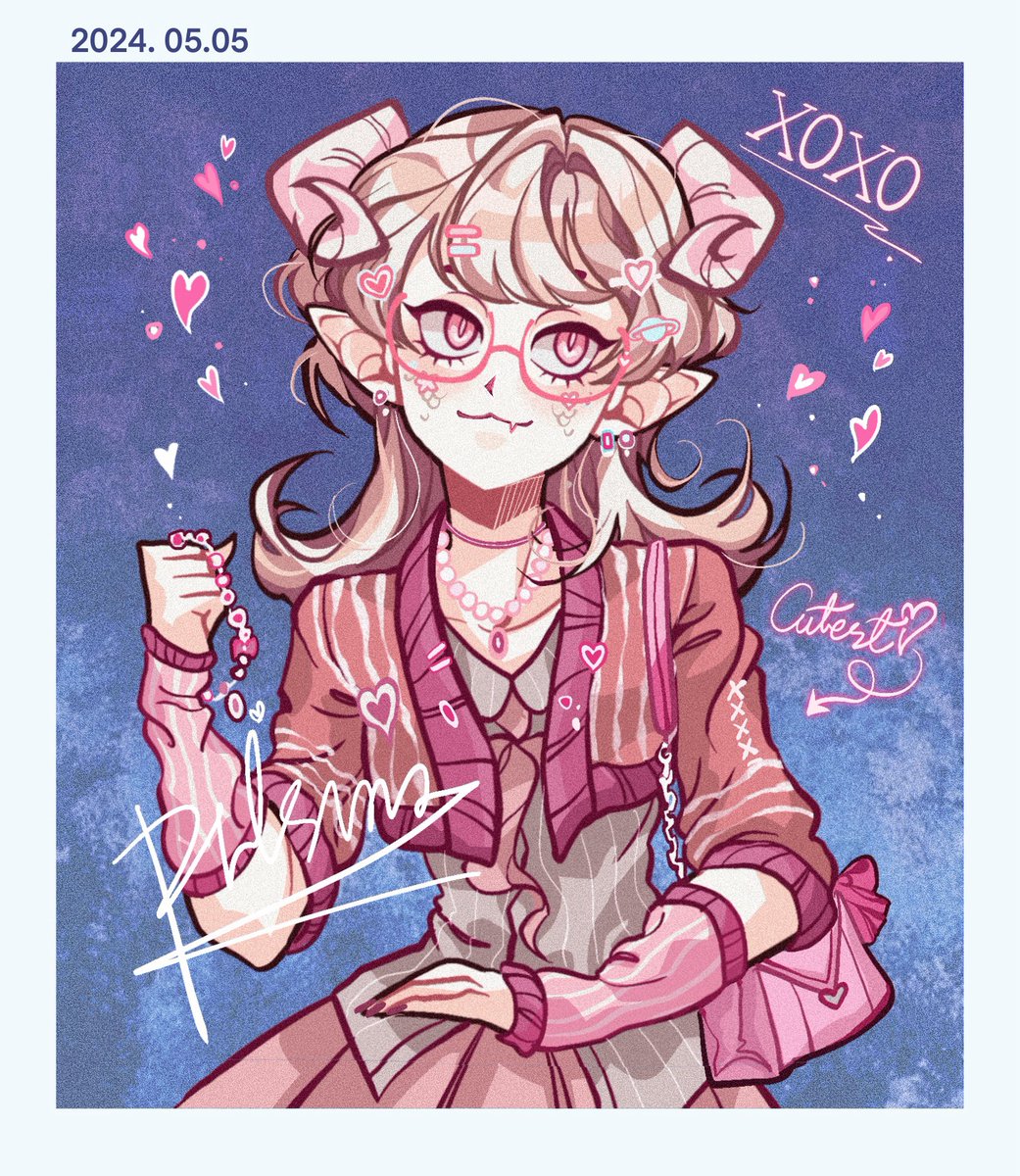 #commisionart #Commission 
📷 Pretty in pink!💕💗