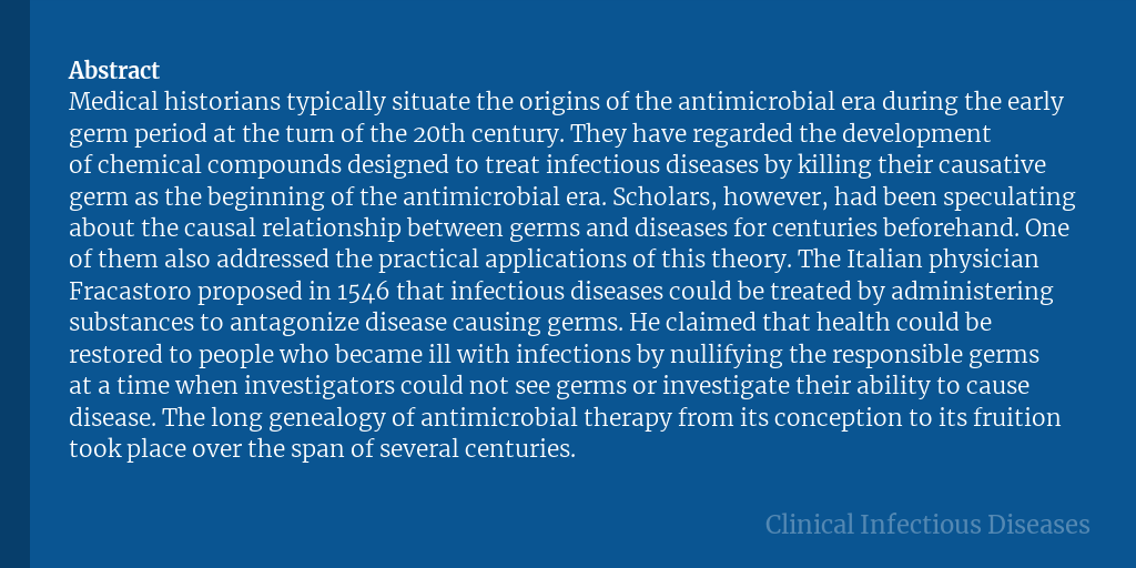 Origin of Antimicrobial Therapy ✅ Just Accepted 🔗 bit.ly/44qznKp