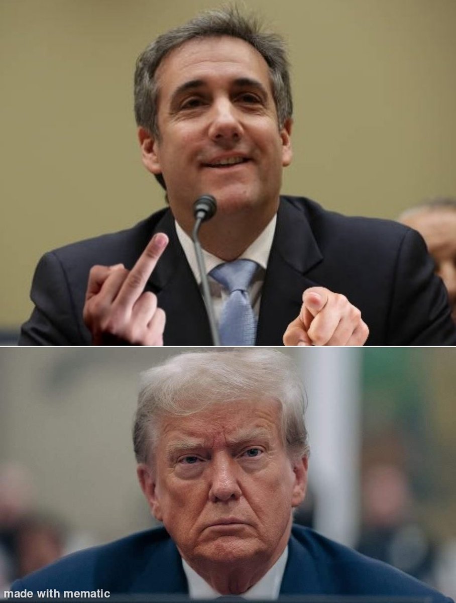 Cohen to Trump when he testifies on Monday for Trump's criminal hush-money trial, every time the judge isn't looking: