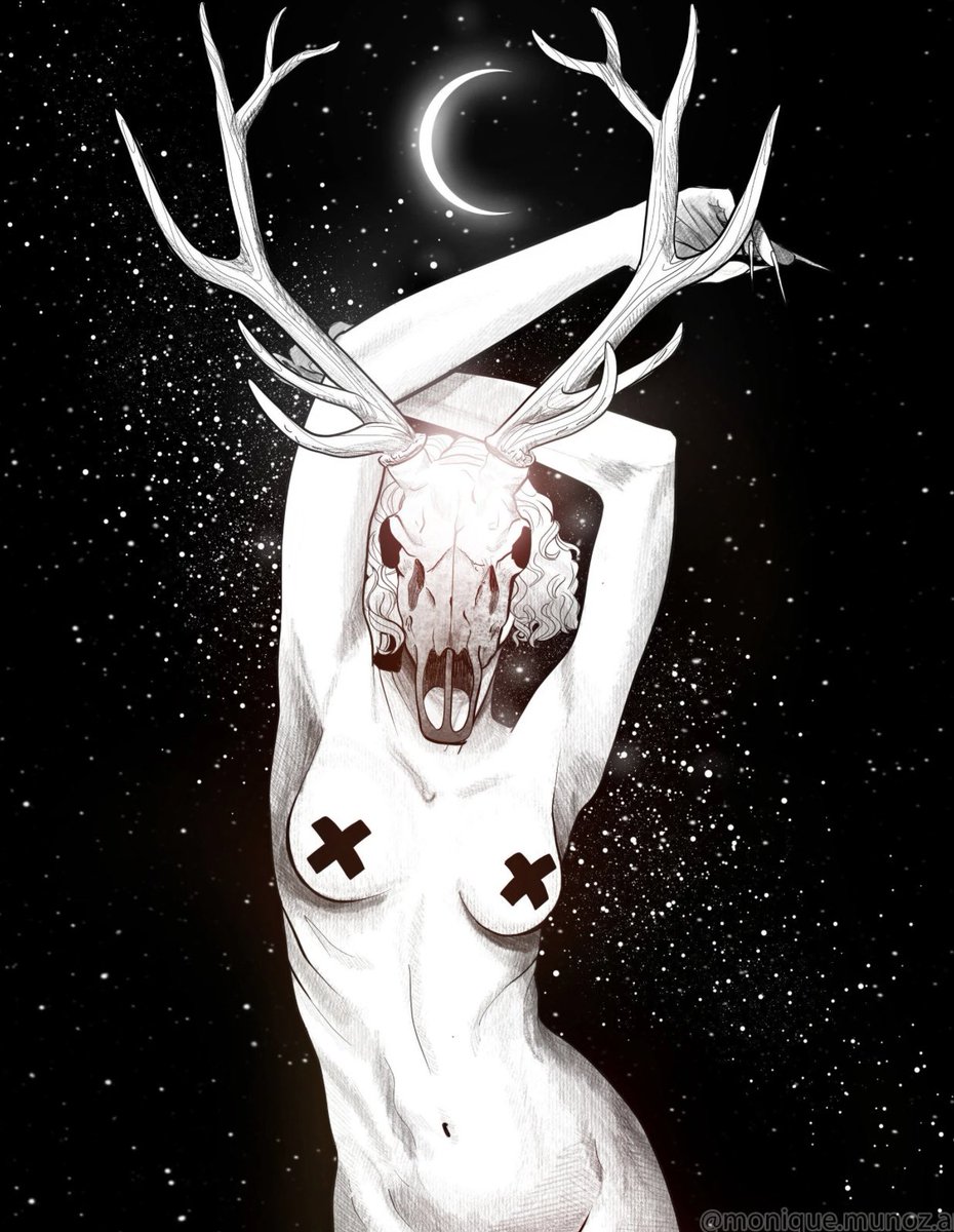 Doesn't everyone have a perverted sexy little Wendigo inside? 
No... just me ? 😛✨🖤✨#Artsyshit i love #HorrorArt