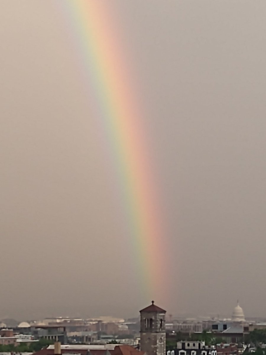 @capitalweather stunner rainbow over DC