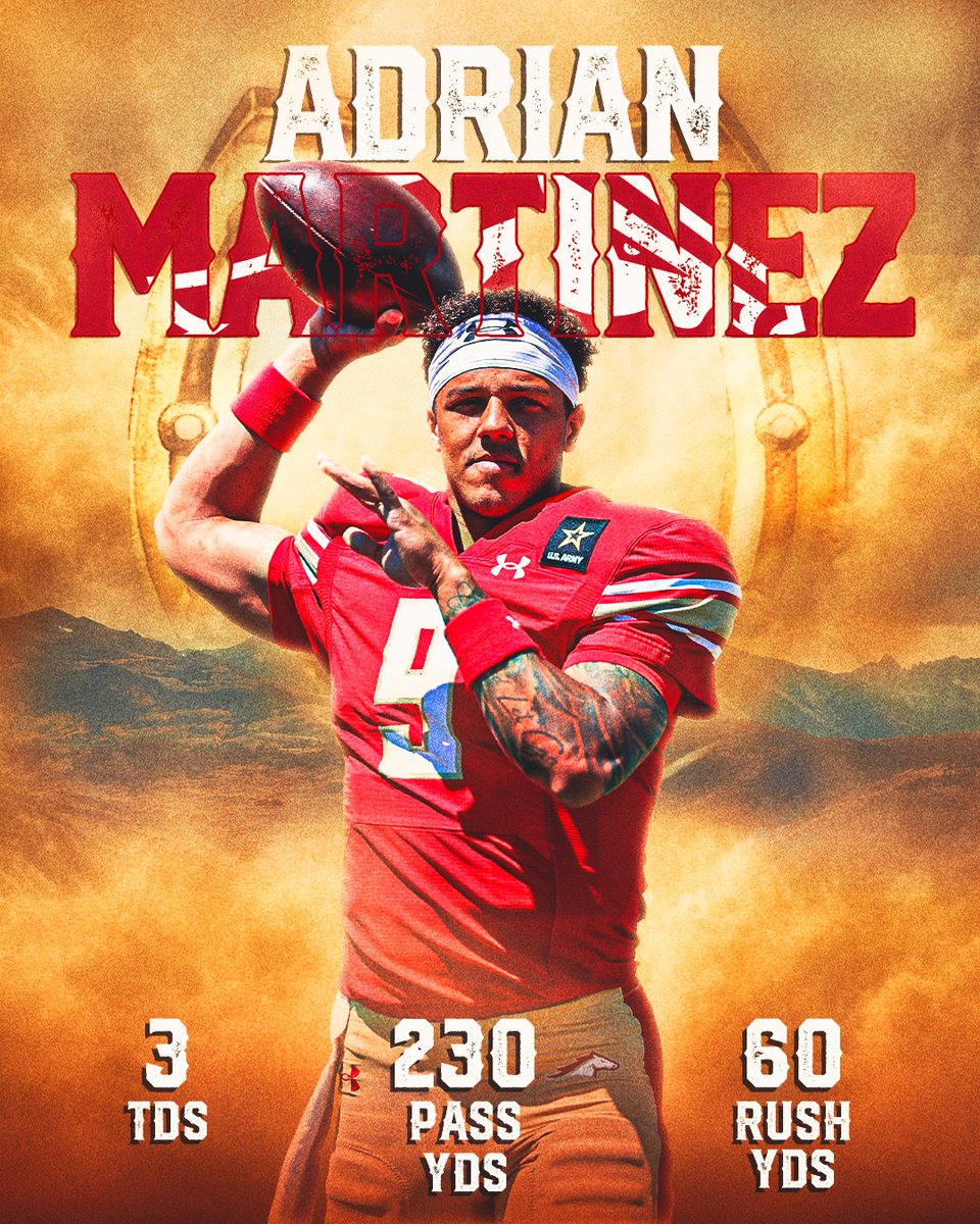 Adrian Martinez is just on another level 🔥🐎 What a performance vs the Battlehawks 👏