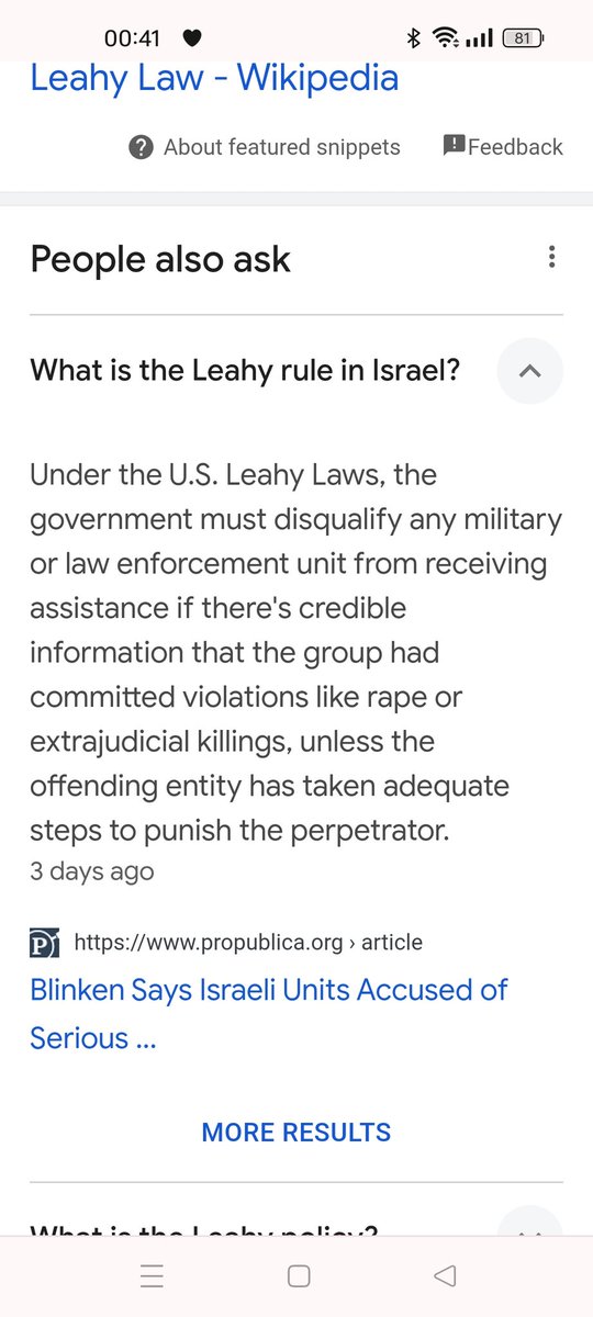 Parts of US #LeahyLaw have been adjusted in parts to allow Israel to investigate their own human rights abuse crimes, incl rape & murder, cos Israel has an 'independent and robust judicial system'. This does not apply to any other state or country. #MassGraves #AlShifa