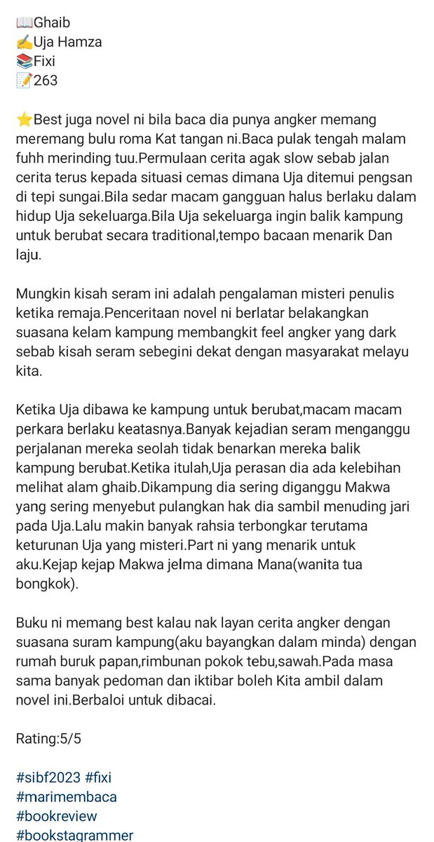 ujahamza's tweet image. Terima kasih sahabat 🌹 

#GHAIB
#FIXI