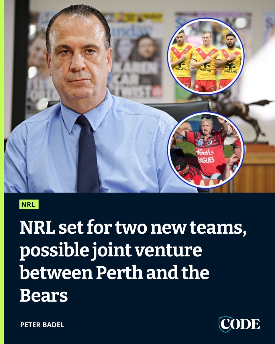 The NRL is set to make a call on an 18th side by the end of June, while plans are already underway to have a 19th franchise by 2030 – including a possible a joint venture between Perth and the Bears. EXCLUSIVE ▶️ bit.ly/3V6oPgJ