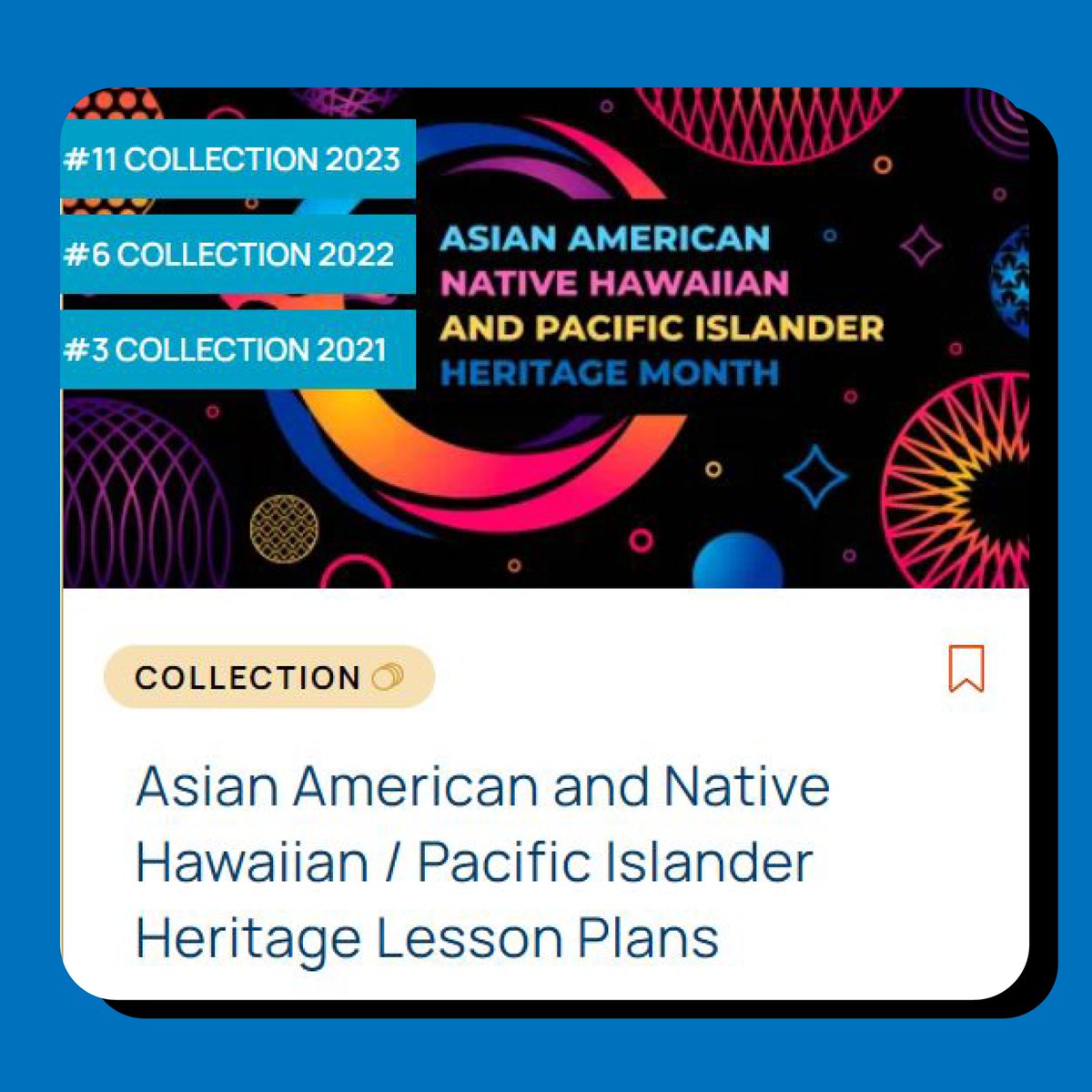 Bring AAPI Heritage Month into your classroom with AFT's @sharemylesson! They have a huge collection of materials for all grade levels and types: sharemylesson.com/collections/aa…