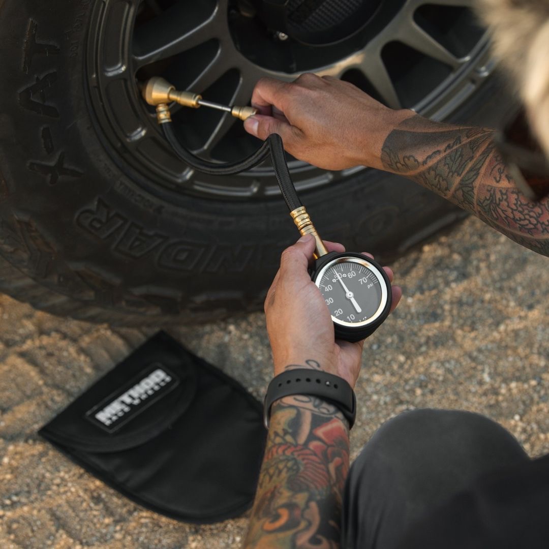 Get ready for you next off-road adventure with the Method air deflator gauge. It allows you to quickly and accurately lower tire pressure to the appropriate level for whatever terrain you plan to take on 💪⁠ ⁠ methodracewheels.com/collections/ap… #MethodRaceWheels #Wheels #Overland