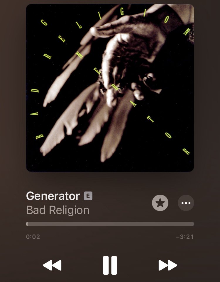 Bad Religion
Generator / Generator (1992) #BadReligion

Happy Birthday Brett Gurewtiz🎂

哀愁のメロディで突っ走る名曲🎶
ラストの 'Oh~Oh~Oh~Oh~~♪' は
涙をこらえながら拳を掲げる…
そんな勝手なイメージが脳裏に浮かびます😆
youtu.be/zTfdILFoBTU?si…