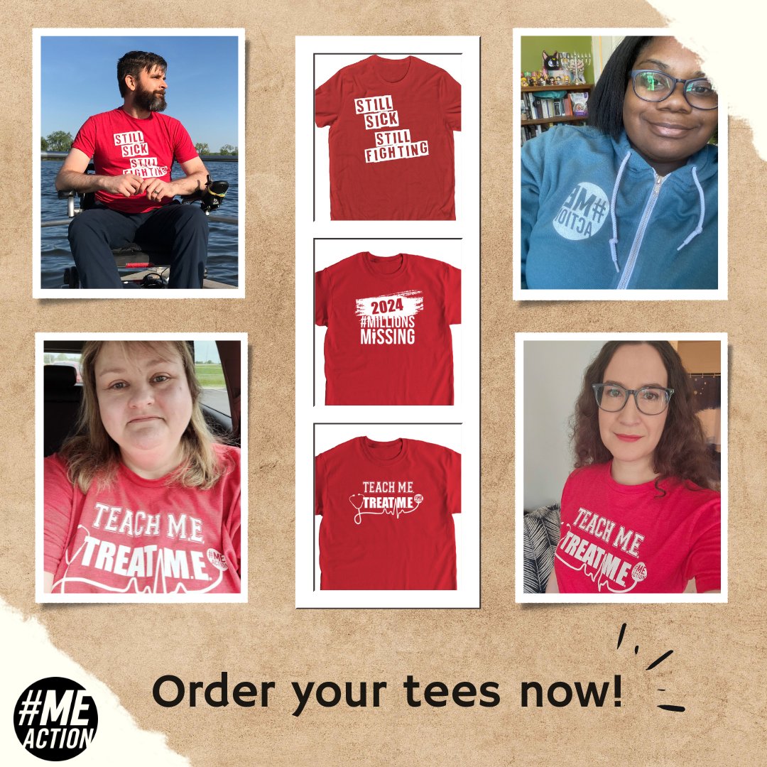 Interested in a #MillionsMissing #TeachMETreatME and/or #StillSickStillFighting tee? They are available to purchase: bonfire.com/store/meaction… They are set to print on demand so once your purchase it, it prints the next business day and is sent your way. #pwME #MECFS #LongCovid