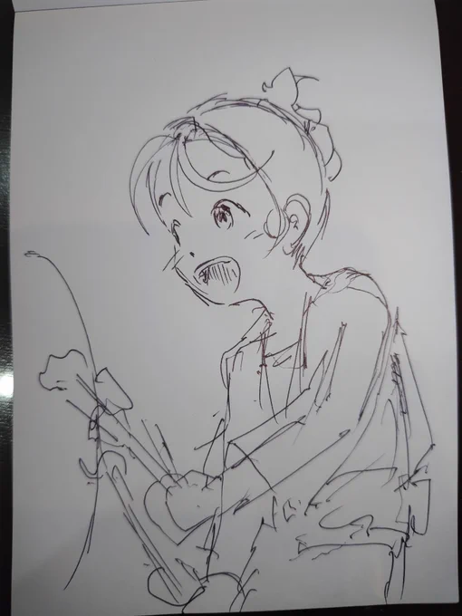 Dearにっぽんに出てきた神楽にチャレンジする女の子、かっこかわいかったなぁ 