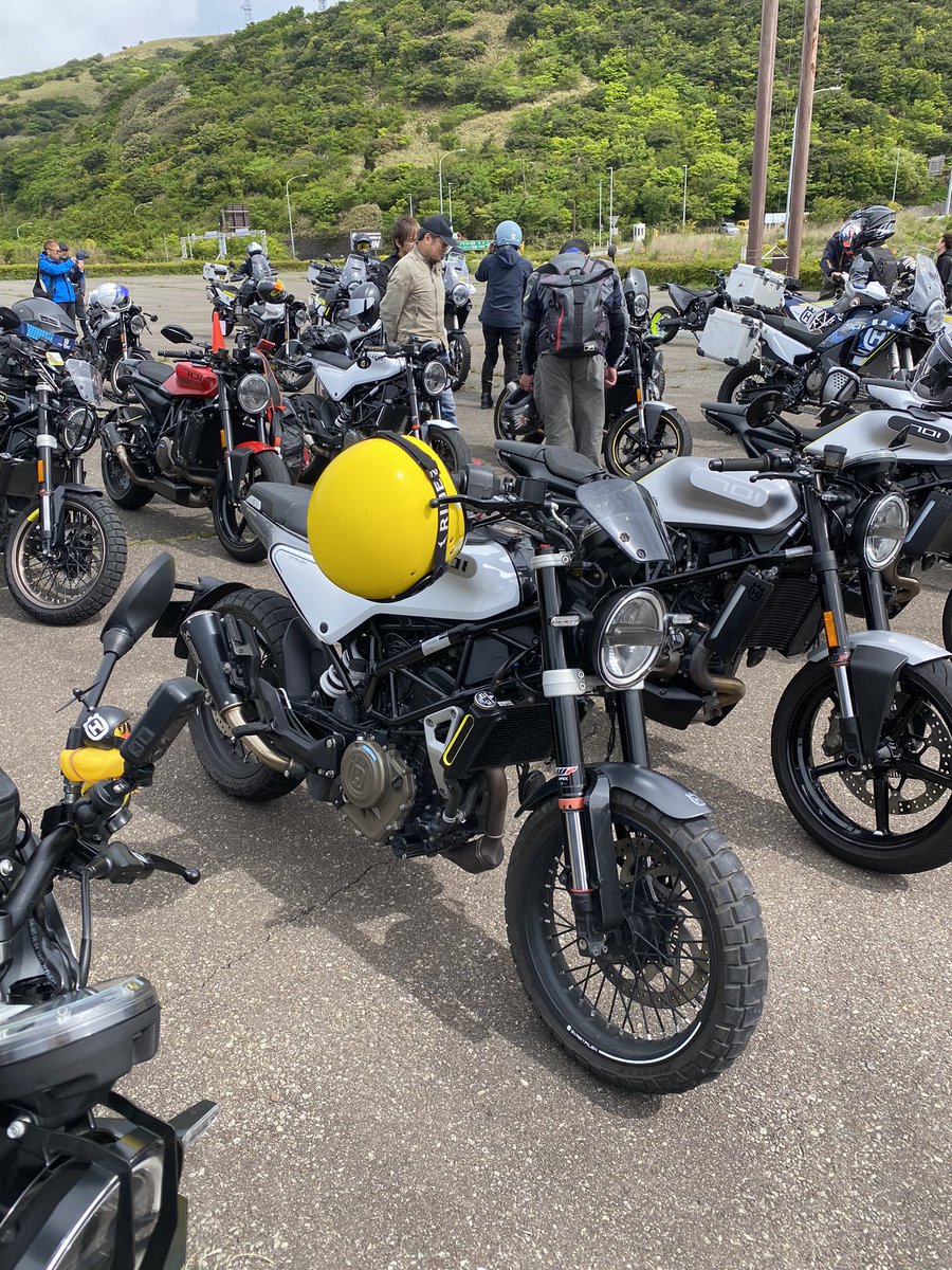 ハスクバーナブランドミーティング来た🏍️
#husqvarnamotorcycles