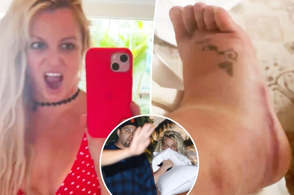 Britney Spears Seeks Non-Surgical Foot Healing