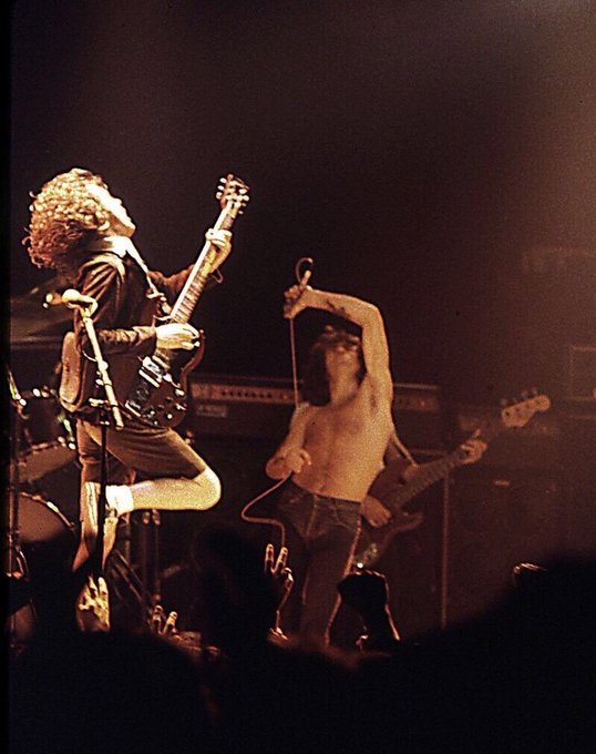 AC⚡DC performing at Ulster Hall, 1979