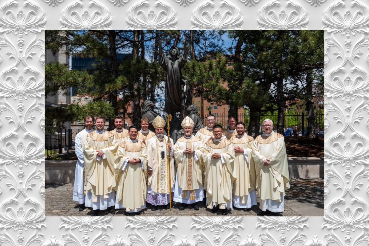 Congratulations to all the new priests ordained in the Archdiocese of Denver this morning. A special shout-out to Fr. David Hall, our new Parochial Vicar, starting in July! May the Lord bless their priesthoods.