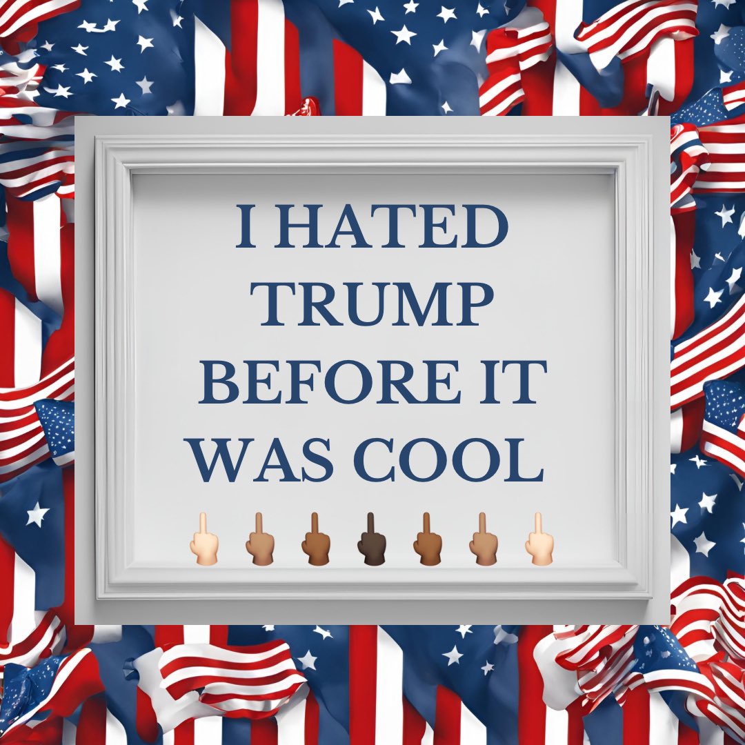 I've hated Trump since the 80s, what about you? When did you first begin to despise Trump? 🤔🤔🤔