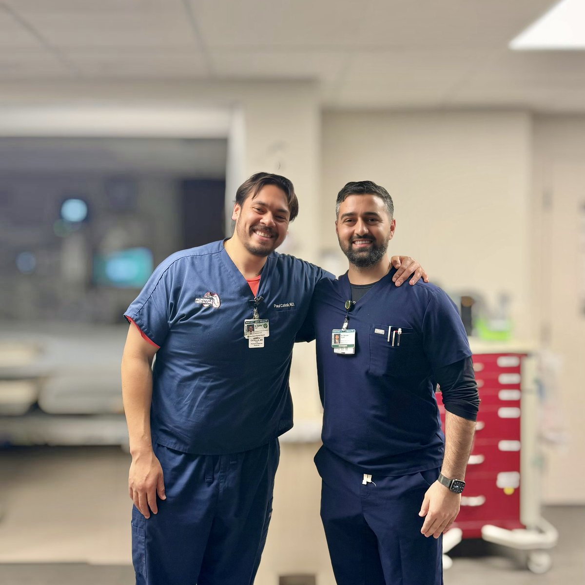 Today is very special & bittersweet, as it’s my last day on core rotations in residency 😮. What a better way than to end with such a great attending & intensivist, Dr. Paul Catella. I’ve never felt more empowered as a physician 💪 #ICU #PCCM #InternalMedicine #PGY3 #Residency