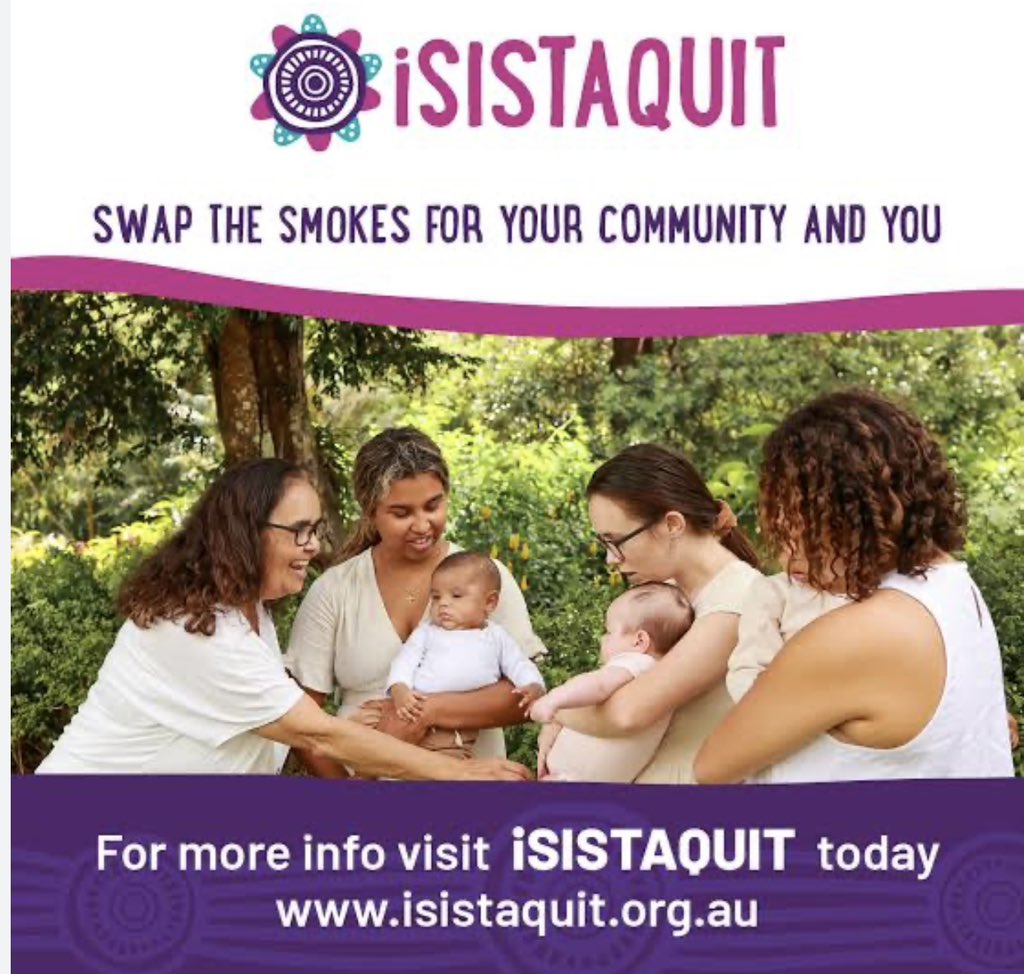 ClaystoneMob's tweet image. Of all the gifts that life has to offer, loving healthy #IndigenousMums are the greatest of them all. ~ #Mothersday2024 

#JoinTheSmokefreeSistahood #iSISTAQUIT 

For more info 

isistaquit.org.au

@iSISTAQUIT