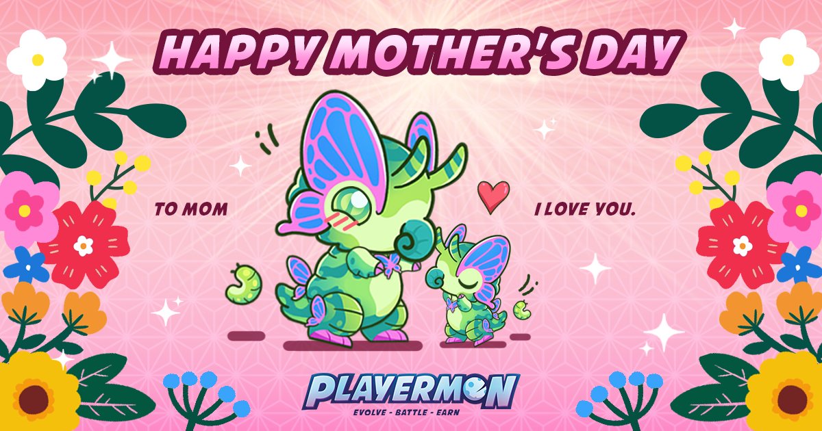 Happy Mother's Day to all the amazing moms out there, from Playermon! ❤️💐

Your love and strength inspire us every day. Thank you for being our guiding stars 🌟, our trainers in life. 

Today, let's celebrate you and the countless battles you've conquered with unwavering love.