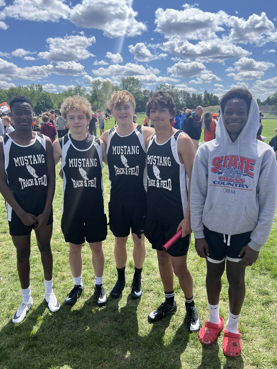 MMS Track & Field (@marlowe_track) on Twitter photo The 8th grade boys 4x1 relay team is heading to state with a time of 48.24 seconds. The 8th grade boys 4x1 relay team is heading to state with a time of 48.24 seconds.