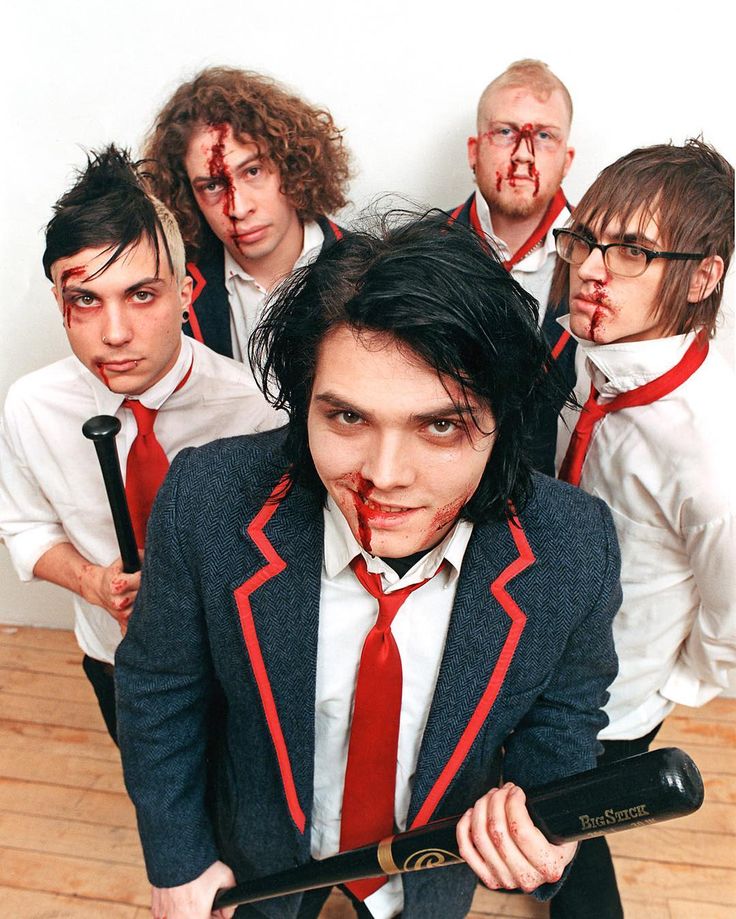 My Chemical Romance photographed for Kerrang Magazine (2005)