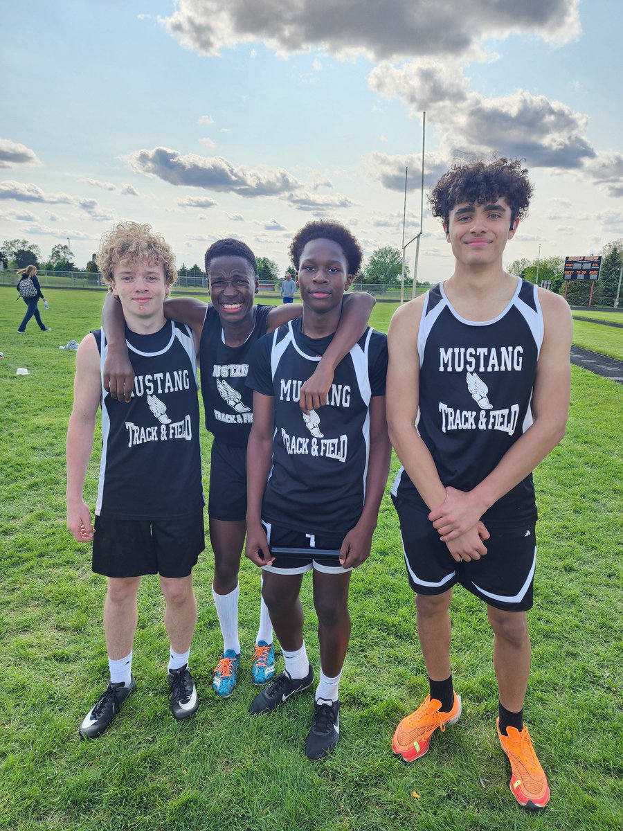 MMS Track & Field (@marlowe_track) on Twitter photo The last race of the day was one to remember. The 4x4 team ran a 3:53.93! They were able to shave off 14 seconds from their previous personal best. Congrats on that awesome race! The last race of the day was one to remember. The 4x4 team ran a 3:53.93! They were able to shave off 14 seconds from their previous personal best. Congrats on that awesome race!