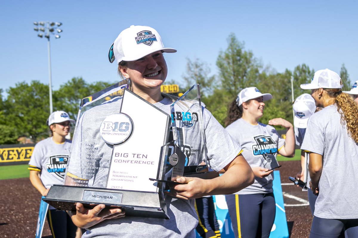 Michigan Softball (@umichsoftball) on Twitter photo Most Outstanding.
<a href="/derkowski11/">Lauren Derkowski</a> threw all 19 innings for Michigan this weekend, going 3-0 with a 1.84 ERA and 20 Ks. She is the 2024 Big Ten Tournament MVP. ππ Most Outstanding.
<a href="/derkowski11/">Lauren Derkowski</a> threw all 19 innings for Michigan this weekend, going 3-0 with a 1.84 ERA and 20 Ks. She is the 2024 Big Ten Tournament MVP. ππ