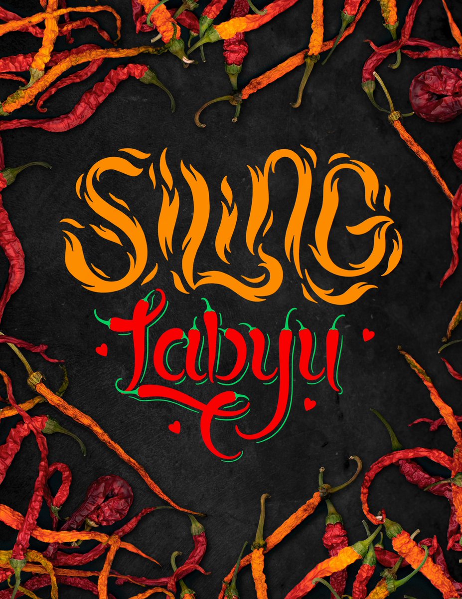 siling labuyo? more like siling labyuuuuu 🫶🌶️✨

#handlettering #typography #artph