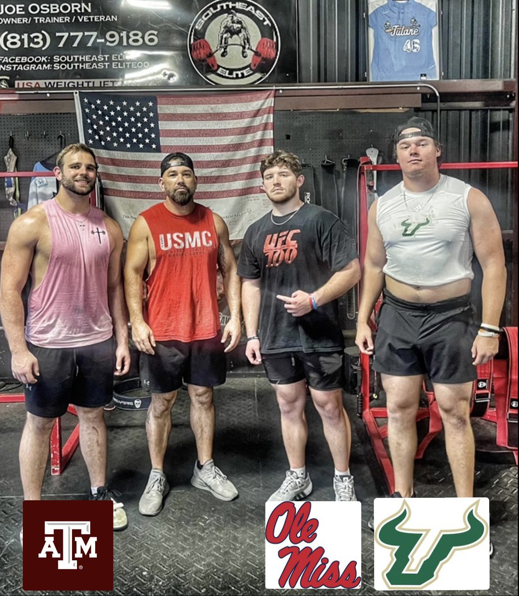 The BIG ⛓DAWGS⛓ are starting to roll back into town 🇺🇸
#smallgymbigresults #weareELITE

<a href="/ZachClay8/">Zach Clay</a> <a href="/AggieFootball/">Texas A&M Football</a> 
<a href="/JAlbrittonRb10/">Jason Albritton</a> <a href="/OleMissFB/">Ole Miss Football</a> 
<a href="/EliHiscock/">Eli Hiscock</a> <a href="/USFFootball/">USF Football</a>
