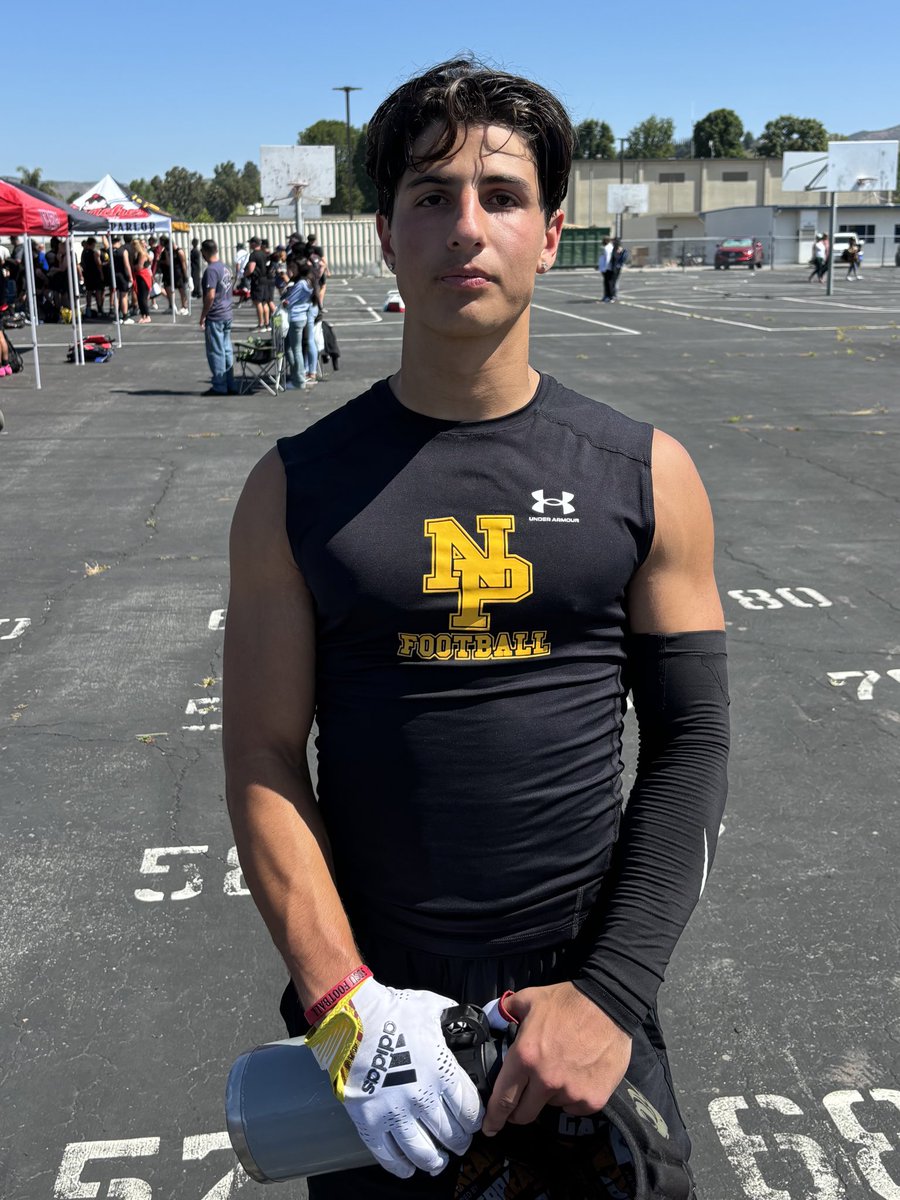 2025 WR @ShaneRosentha11 5-10 180 out of Newbury Park HS (Calif.) showed out today at the Simi Valley Tournament. He’s a speedster in the slot who can stretch the field vertically and is a dynamic athlete after the catch. FBS talent who’s having a huge spring.