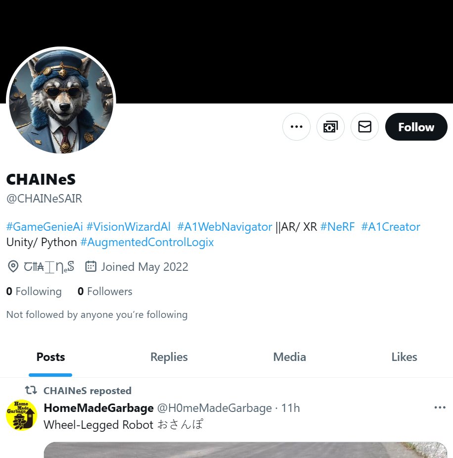 🚫 @agilityrobotics is no longer following @CHAINeSAIR