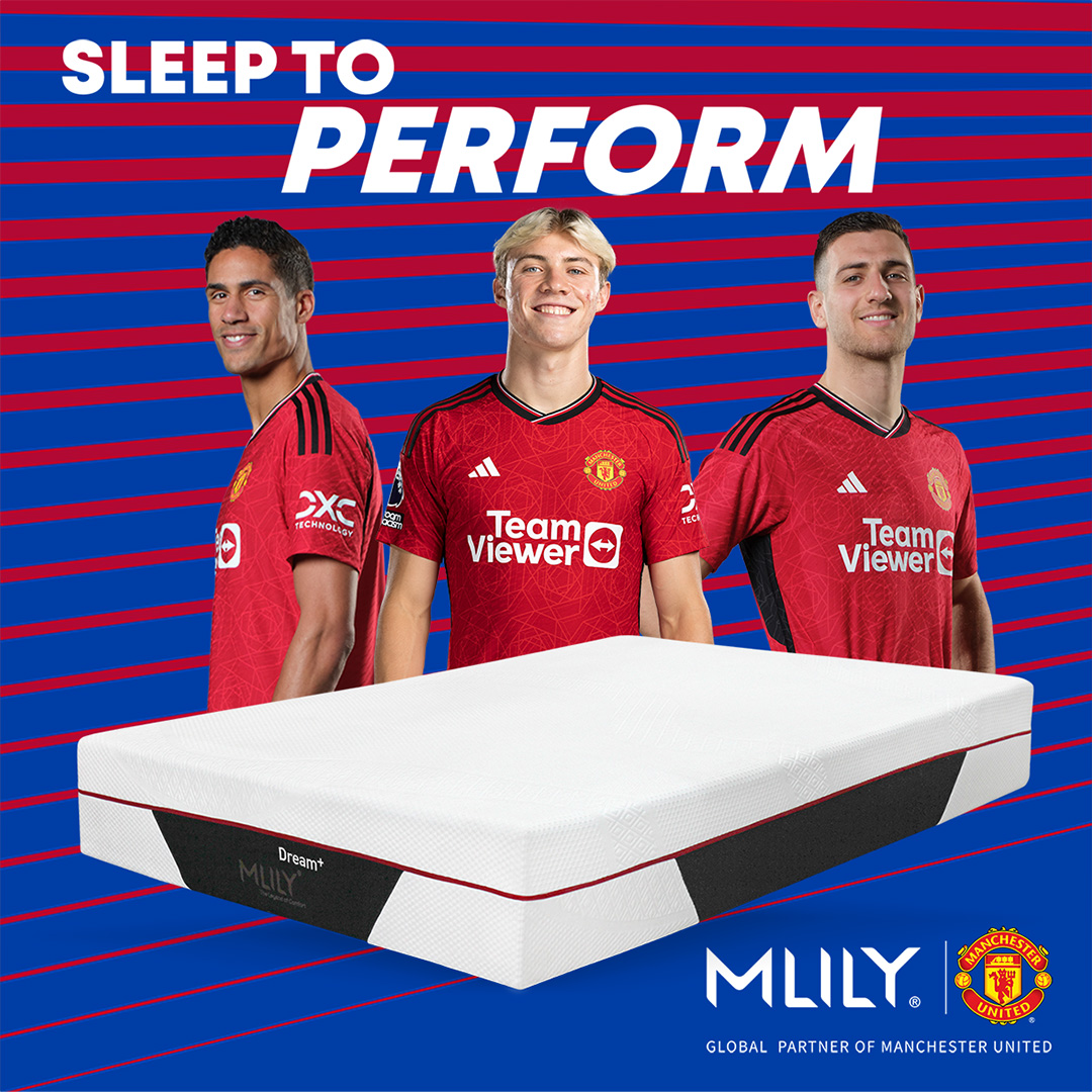 Redefining sleep & recovery with our partners Manchester United 💤 ⚽ #RedefiningSleep #mlily #mlifestyle #sleep #comfort #sweetdreams #sleepscience #goodhealth #mattress #athlete #ManUtd #manchesterunited #MUFC