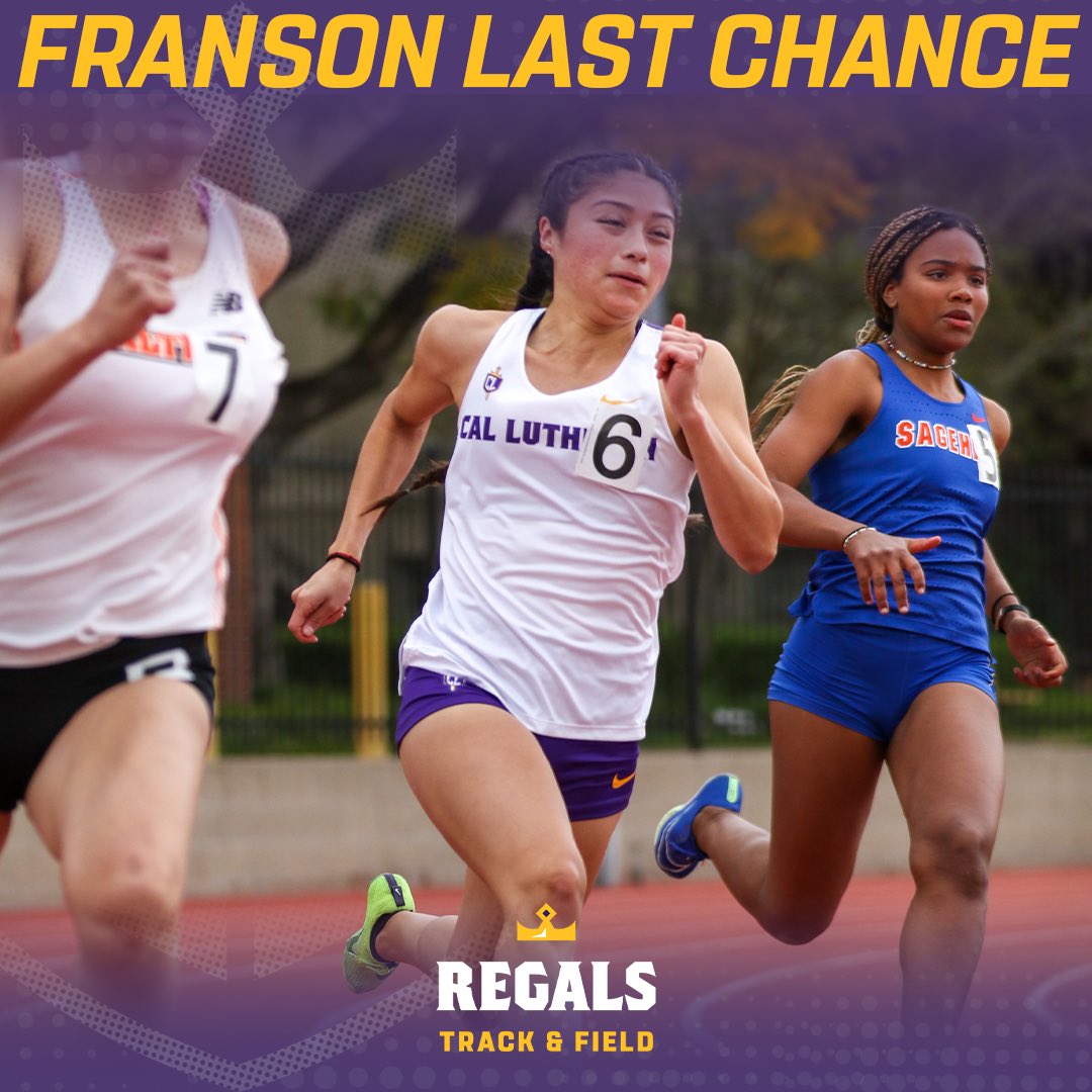 Kingsmen and Regals Track & Field competed at the APU Franson Last Chance meet! #OwnTheThrone