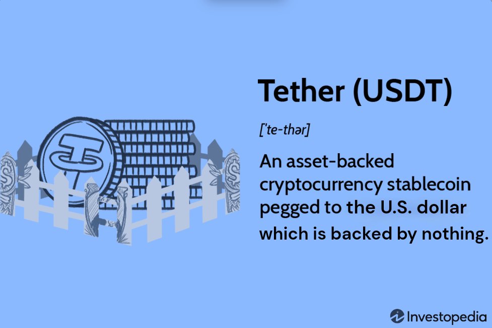What #tether & the US Dollar is, in one sentence.