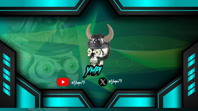 Designed this Logo and banner for a recent client
@Ympi79

Help/Retweet🥺 #KickAffiliate #TwitchAffilate #twitchstreaming #logo #banner #SmallStreamersConnectRT #smallstreamers #KICK #realartist #StreamerCommunity #emotes #twitch.tv