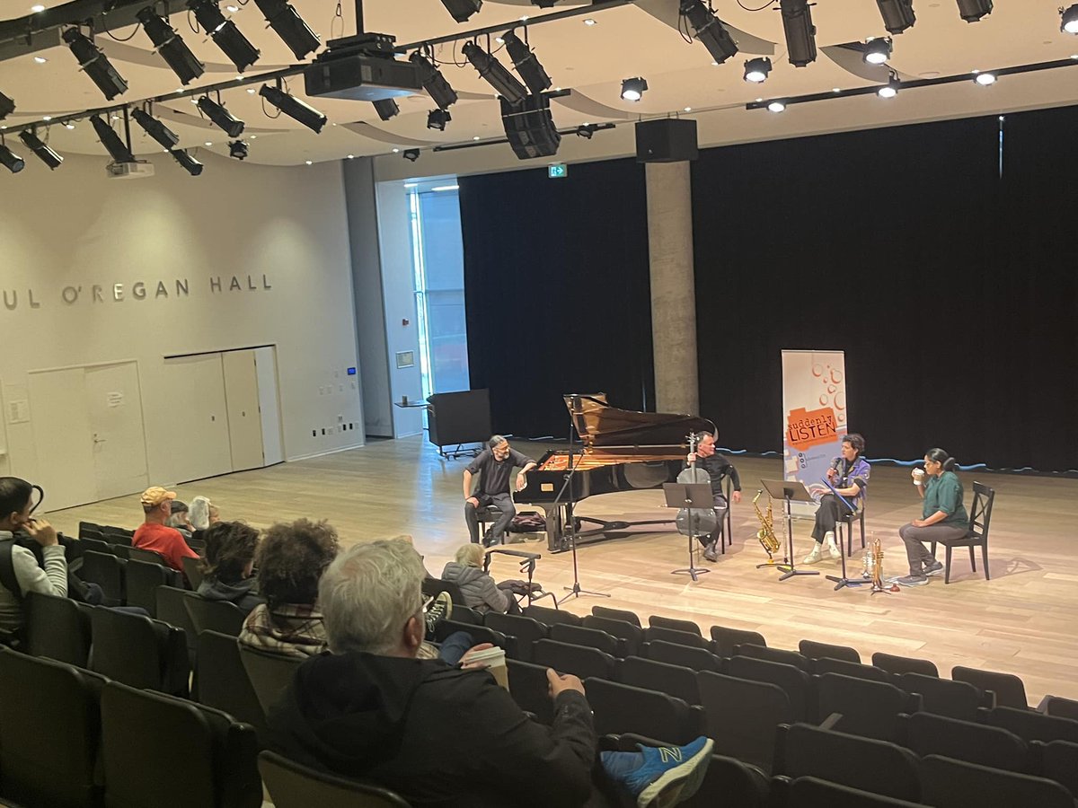 Thanks to all that joined our open dress rehearsal on Friday! It was a blast, and we're so excited for tomorrow’s performance “Coded Lines, Symbolic Scratches”.

Sunday, May 12 at 3pm at the Presbyterian Church of St. David. Admission is $25 or pay what you can at the doors.✨