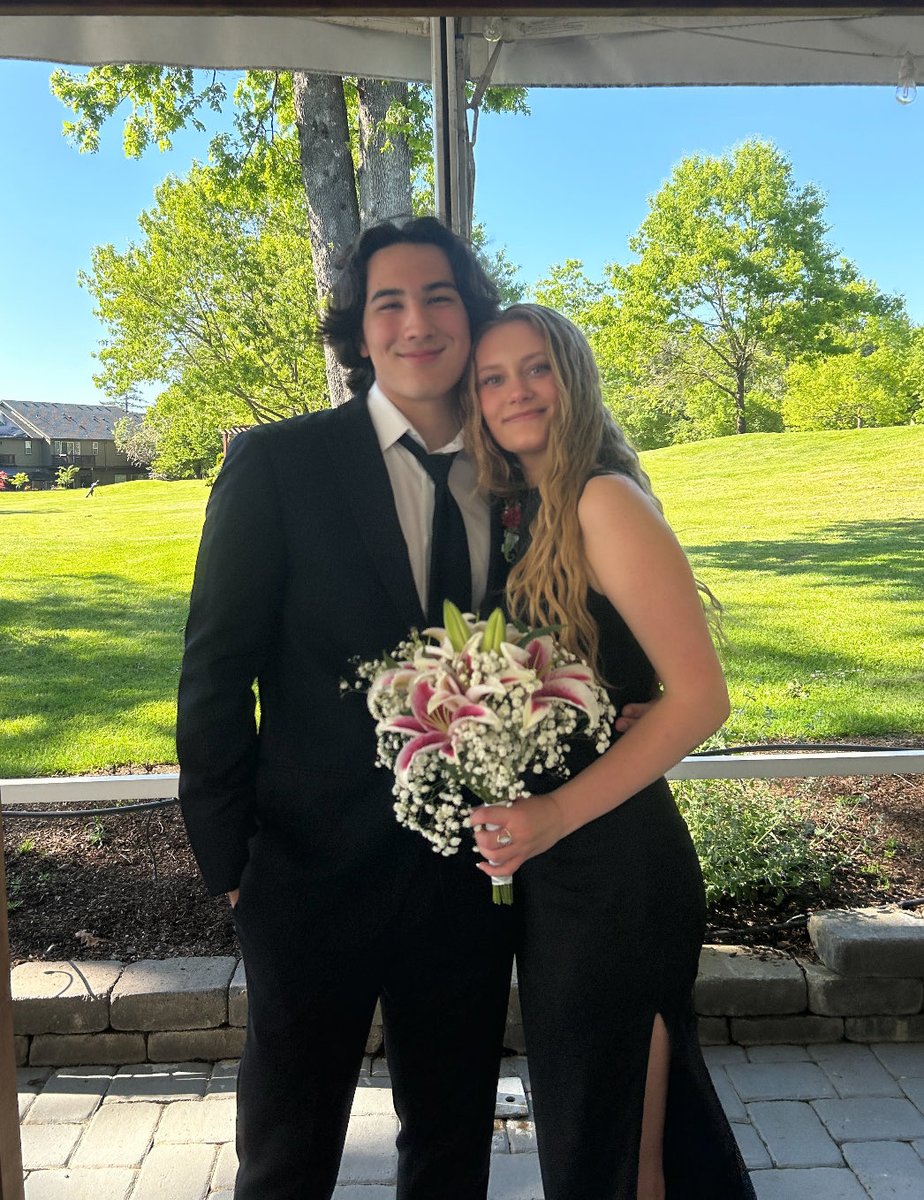Jetty and Reece last night for their prom..