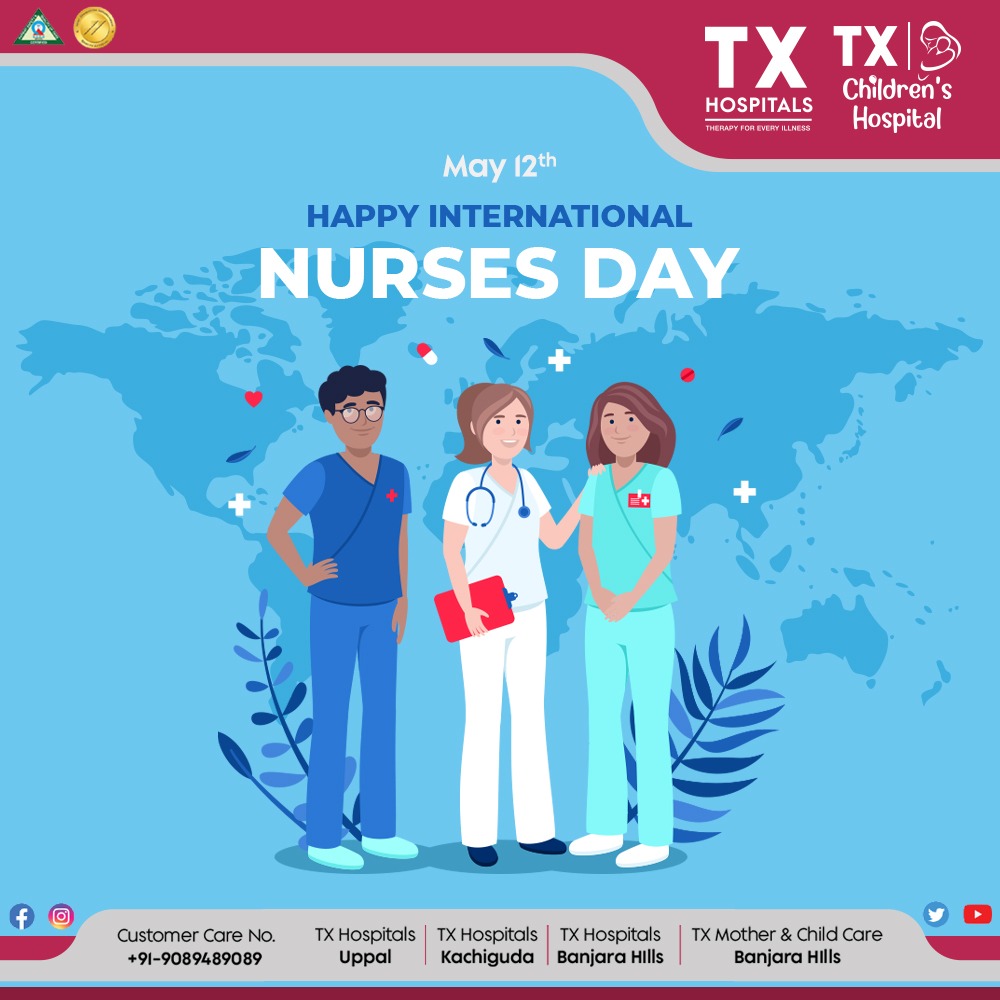 Happy International Nurses Day! 🌟 Celebrating the heart and strength of nurses worldwide. Thank you for all you do! #InternationalNursesDay #NurseAppreciation #TXH #TXHospitals