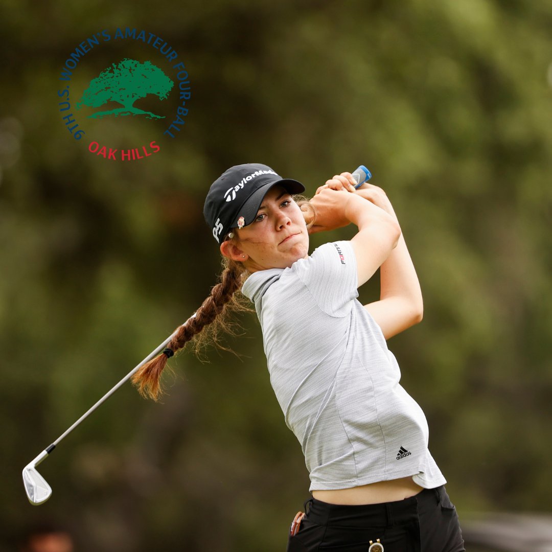 Asterisk Talley (pictured) and partner Sarah Lim are off to a solid start at the 2024 U.S. Women's Amateur Four-Ball Championship, currently T-13 after Saturday's first round of stroke play qualifying :hubs.li/Q02wSN9D0