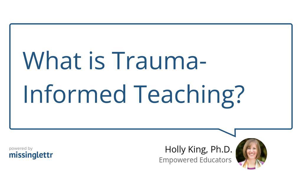 She says, “Integrating trauma-informed practices has not only calmed my classroom, but also deepened my relationships with my students, making teaching more rewarding.”

Read more 👉 lttr.ai/ASTD4

#TraumaInformed #TraumaInformedTeaching