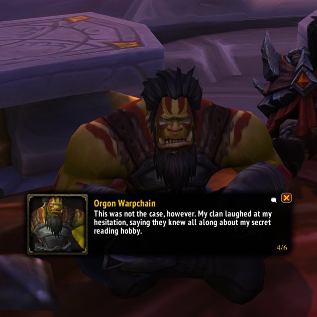 Orcs being chad supportive gym bros. 

You love to see it.