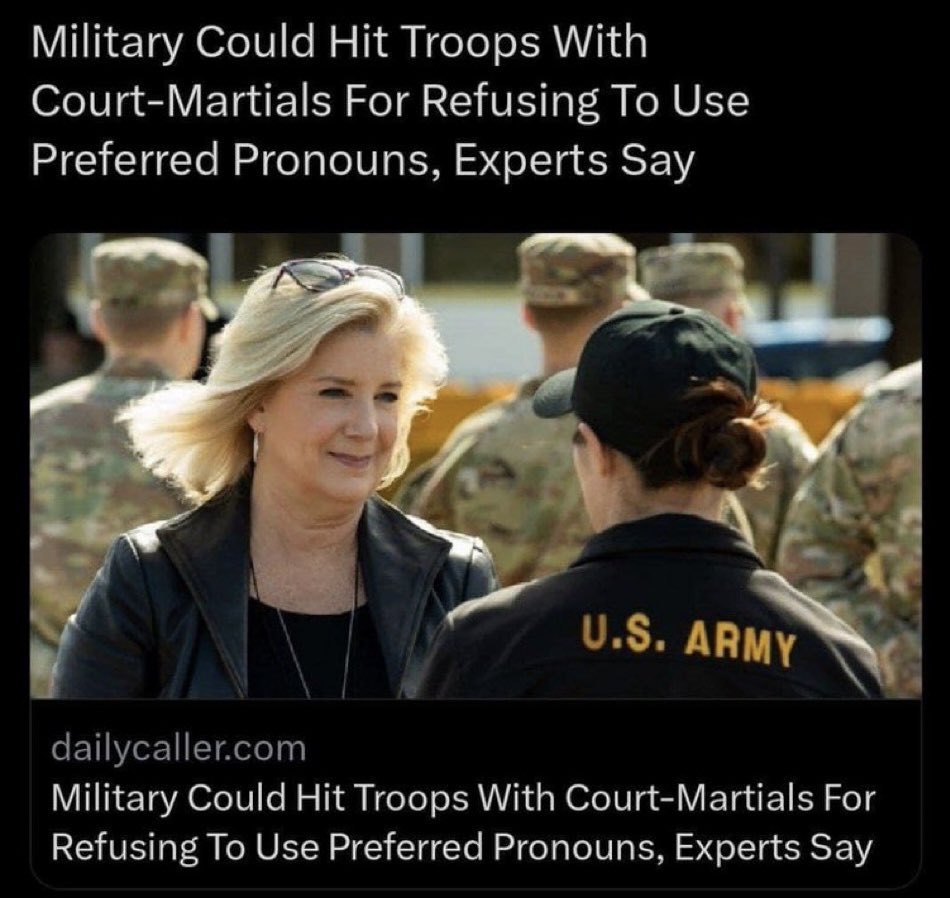 It seems America’s military is primarily composed of women, people of color and homosexuals.