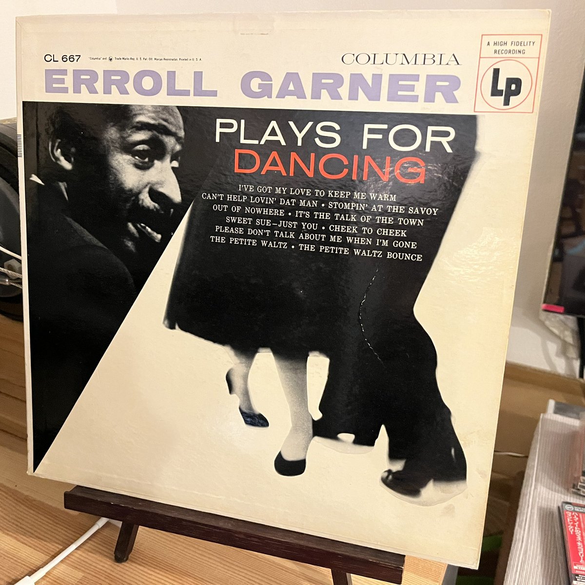 #NowPlaying #jazz EROLL GARNER PLAYS FOR DANCING ガーナーは、どれも素晴らしい演奏◎ オリジナル盤500円であったが、針飛びあり。爪楊枝で修復して問題なし◎