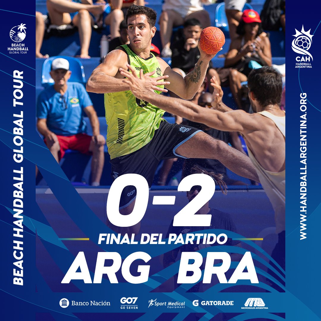 El Seleccionado 🇦🇷 Masculino luchó en ambos sets frente al conjunto local 🇧🇷 pero terminó cayendo en la semifinal del Global Tour. Mañana, los dirigidos por Sebastian Ferraro irán por el tercer puesto frente a Qatar 🇶🇦 a las 10:00hs.