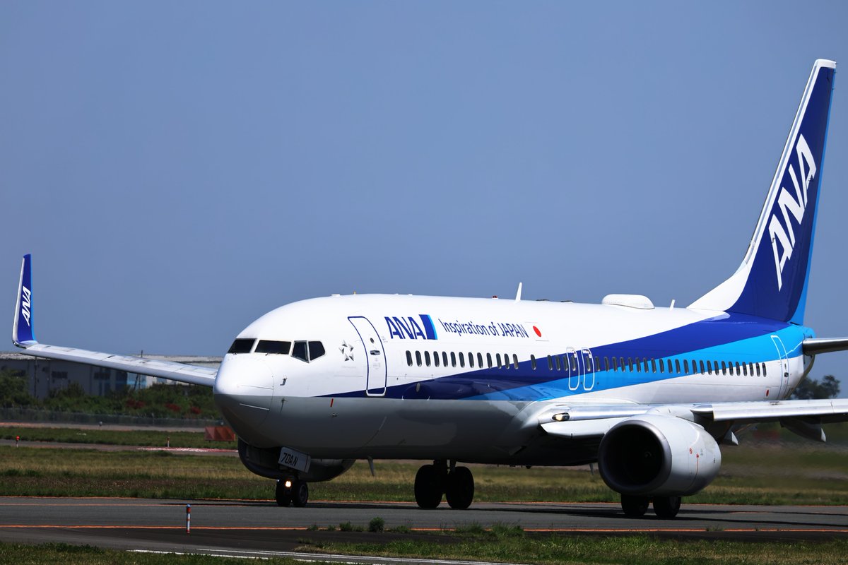 #仙台空港 #ANA のランディング後のアプローチ #SendaiAirport #SDJ #ファインダー越しの私の世界 #宮城県