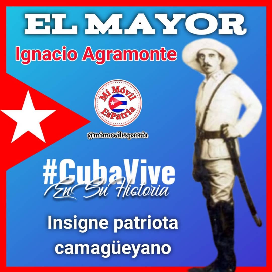 Ignacio Agramonte, hombre que ha quedado para todos los cubanos como símbolo de pureza, virtudes ciudadanas y de entrega total a la causa por la que ofrendó su vida. #CubaViveEnSuHistoria