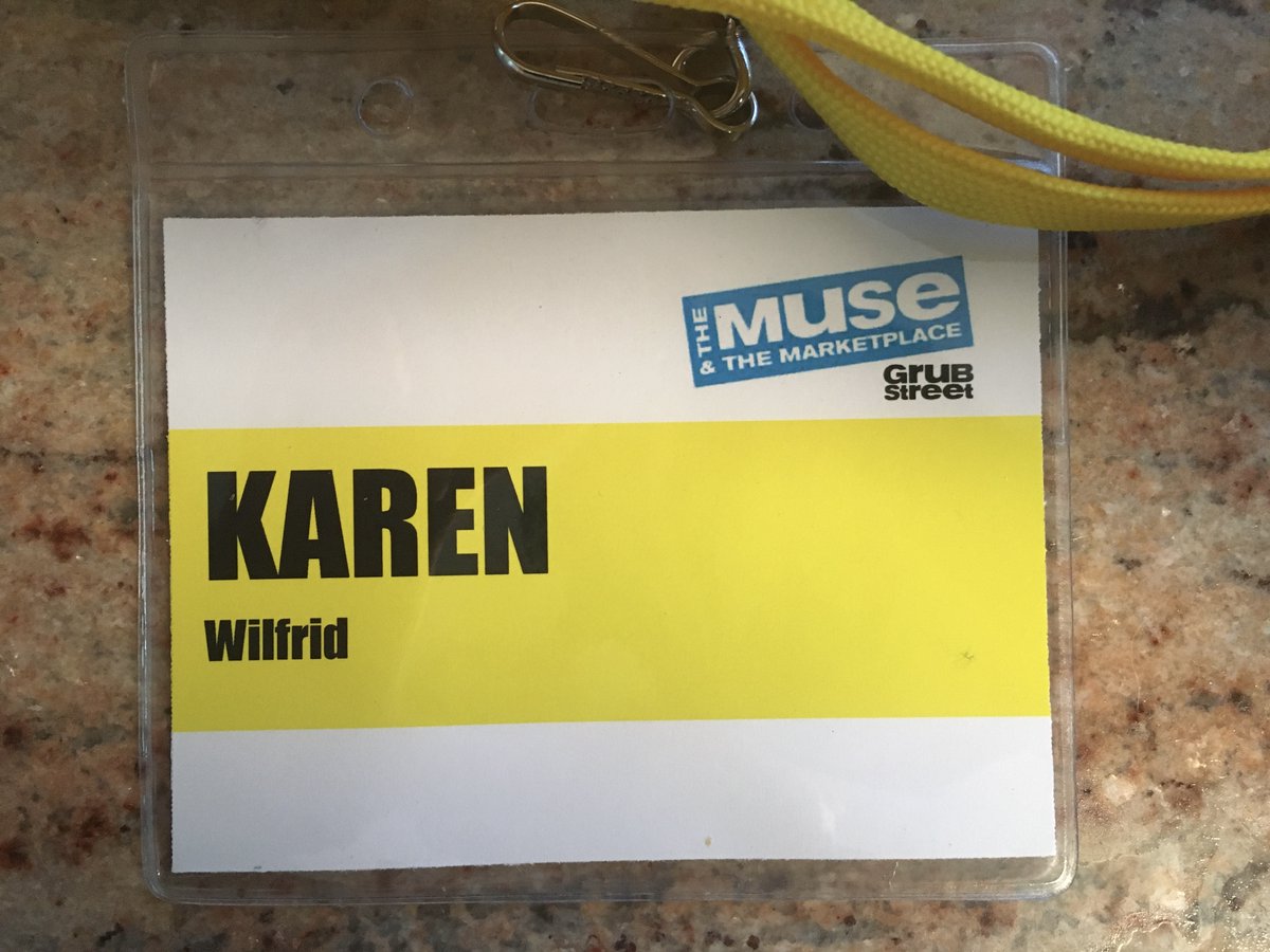 Had a great day at GrubStreet's Muse and the Marketplace Conference--first time in person since 2019!